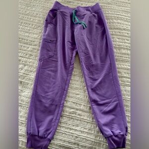 FIGS Purple Jogger Scrub Pants